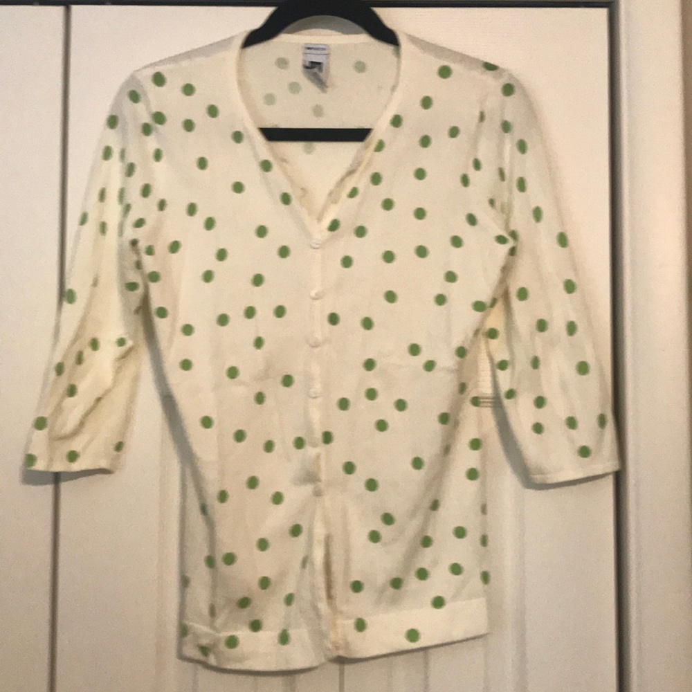Polka dot sweater